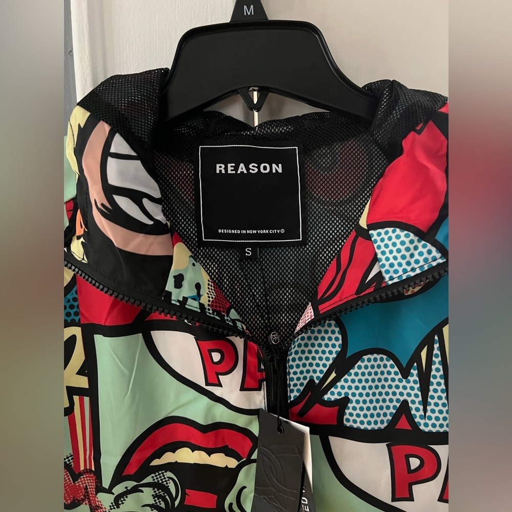 Reason Multicolor Comic Print Jacket - image 5